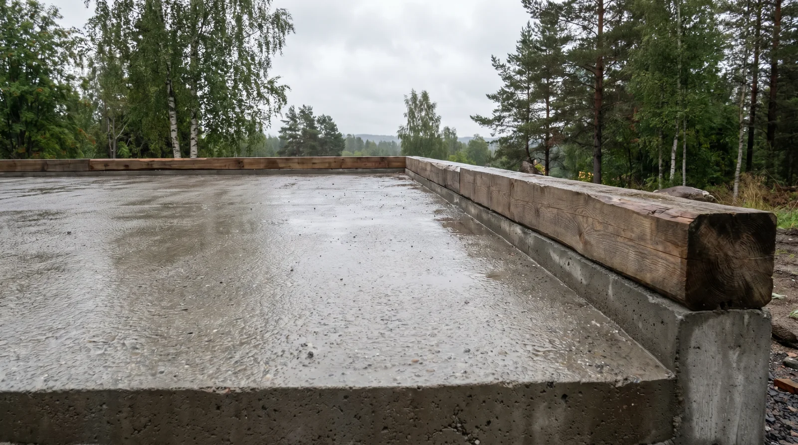 Säänkestävää betonia ulkotilan laattarakenteessa pohjoismaisessa säässä